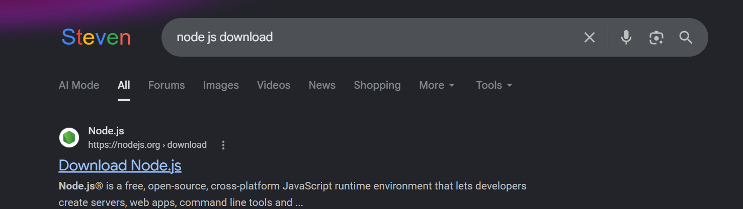 node js install.png